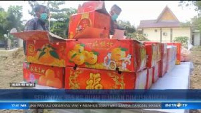 Makanan & Buah Impor Asal Tiongkok Dimusnahkan