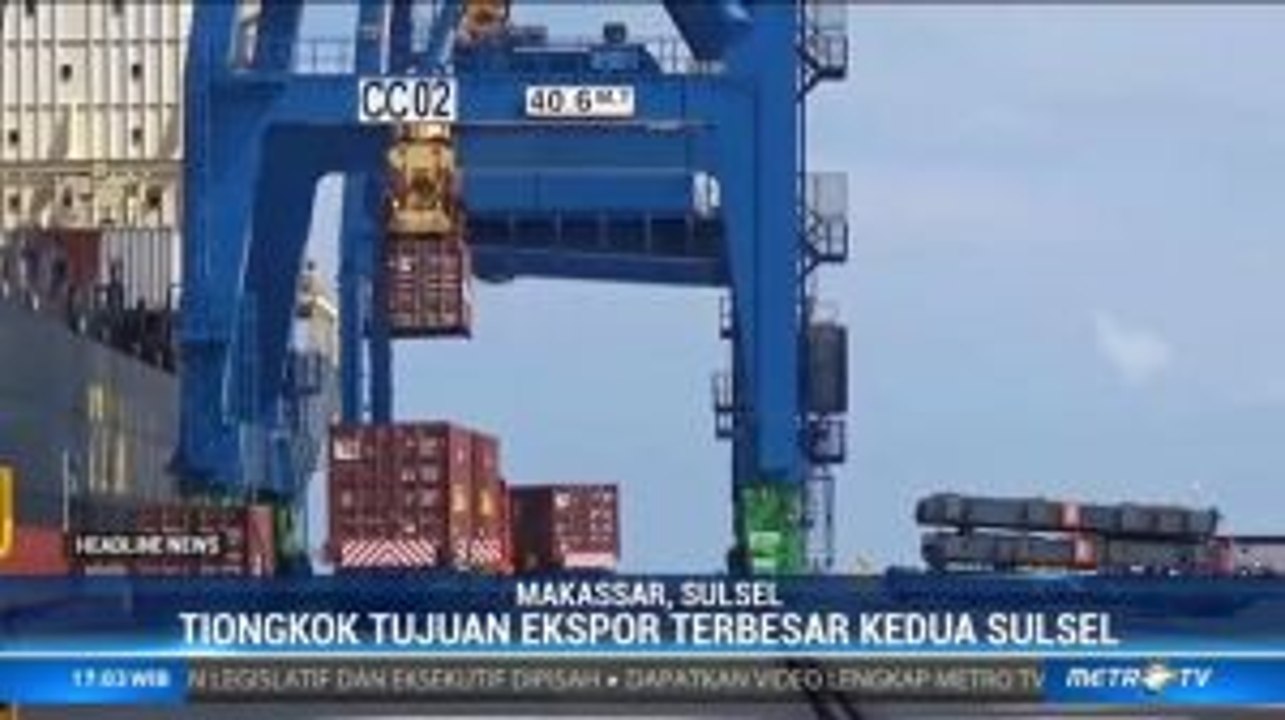Ekspor Komoditas Sulsel ke Tiongkok Menurun