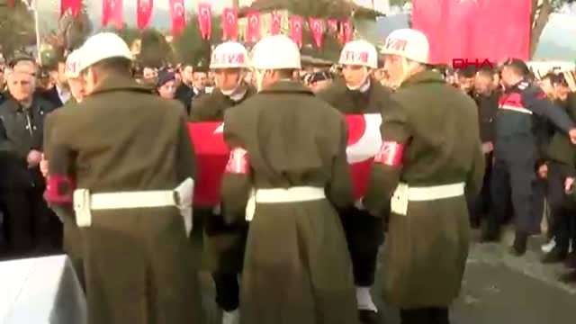 Sakarya şehit uzman çavuş halil demir son yolculuğuna uğurlandı