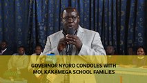 Governor Nyoro condoles with Moi, Kakamega school families