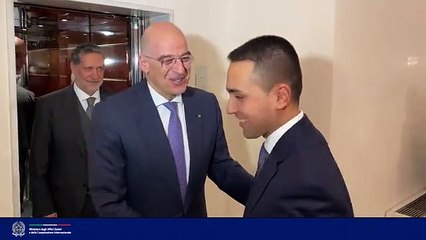 Incontro del Min. Di Maio con il Min. degli esteri greco (04.02.20)