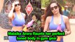 Malaika Arora flaunts her perfect toned body in gym gear