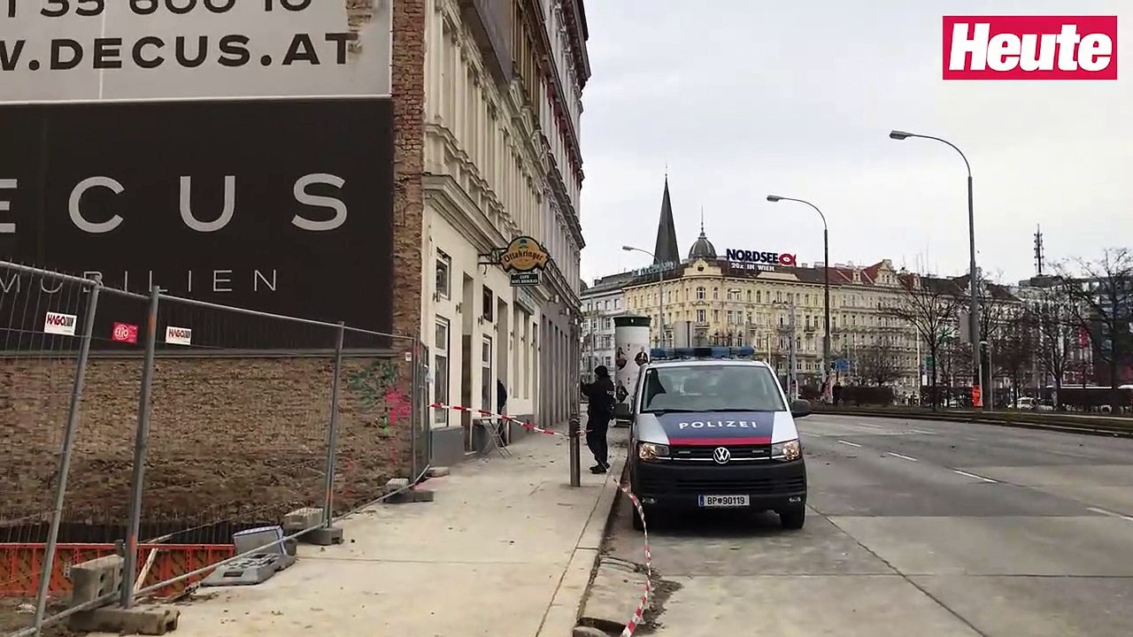 Haus beim Westbahnhof wegen Sturms evakuiert