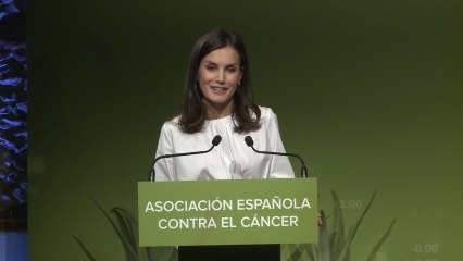 La reina Letizia muestra su compromiso en la lucha contra el cáncer
