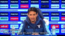 La conferenza stampa di Inzaghi alla vigilia di Lazio-Hellas Verona