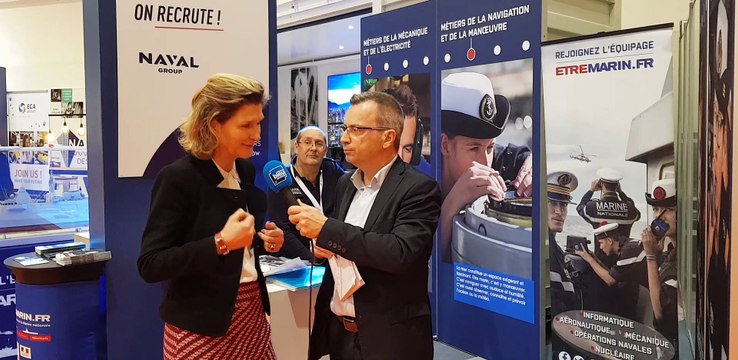 Marie-Noëlle Tiné-Dyèvre évoque la féminisation des métiers maritime