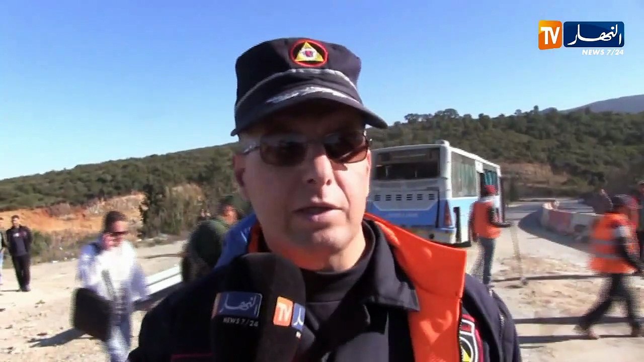 سوق أهراس: 8 قتلى و 24 جريح في حادث إنقلاب حافلة لنقل المسافرين بالمشروحة