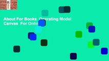About For Books  Operating Model Canvas  For Online
