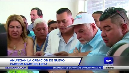 Anuncian creación de nuevo partido Martinellista - Nex Noticias