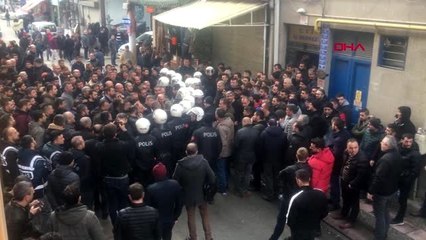 Eskişehir'de sendikacılar arasında arbede