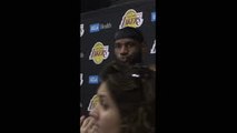 Too many questions... LeBron can't escape