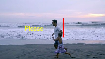 Father & Daughter at Sea side