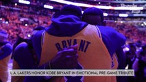 Lakers Are All Introduced as Kobe Bryant in an Emotional Tribute Before First Game Since Fatal Crash