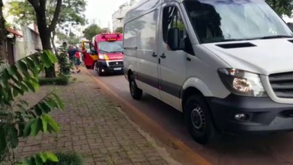 Acidente é registrado no Centro de Cascavel