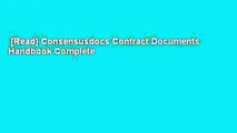 [Read] Consensusdocs Contract Documents Handbook Complete