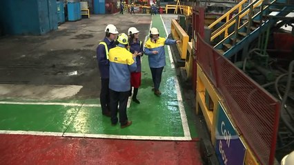 Prince William and Kate visit Tata Steel plant in Wales