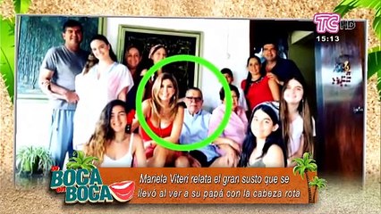 El papá de Mariela Viteri cayó de las escaleras y estuvo delicado de salud