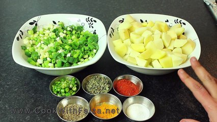 HARI PYAAZ ALOO KI SABZI  *COOK WITH FAIZA*