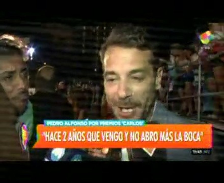 Pedro nota en Intrusos - 04 de Febrero