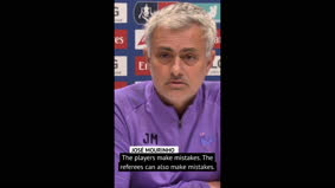 I don't make mistakes when I play Playstation - Mourinho on VAR mistakes