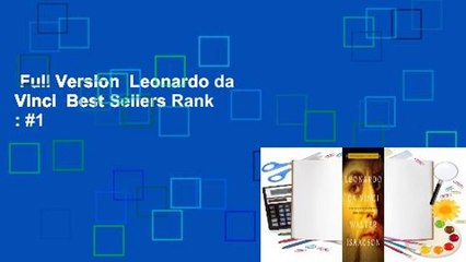 Full Version  Leonardo da Vinci  Best Sellers Rank : #1