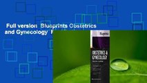Full version  Blueprints Obstetrics and Gynecology  For Kindle