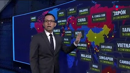 Según mapa, así van los contagios de coronavirus en el mundo