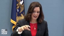 Michigan Democratic Governor Gretchen Whitmer Is Set To Respond To Trump's SOTU Address