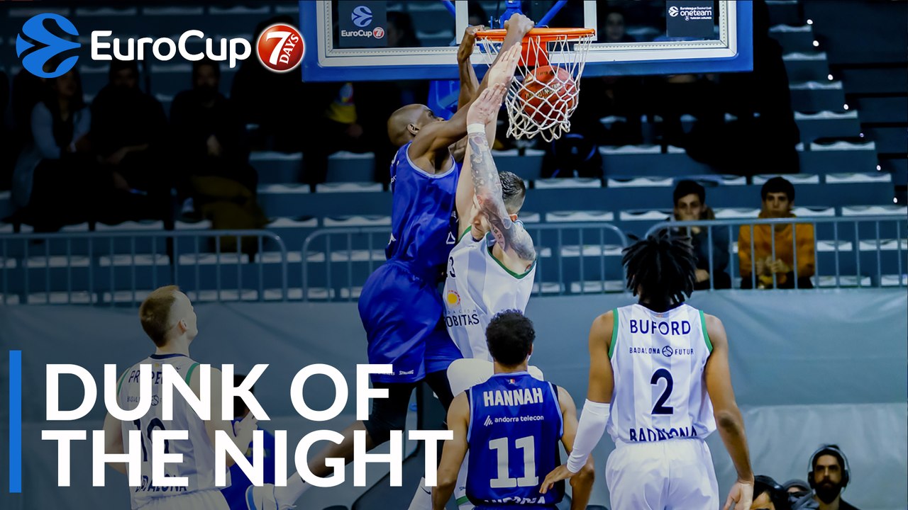 7DAYS EuroCup Dunk of the Night: Moussa Diagne, MoraBanc Andorra