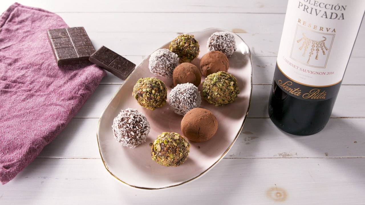 You'll Fall Head Over Heels For These Red Wine Chocolate Truffles