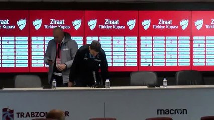 Trabzonspor-Büyükşehir Belediye Erzurumspor maçının ardından