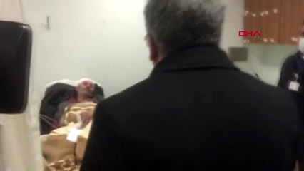 Vali bilmez, çığda yaralanan kişileri hastanede ziyaret etti