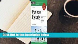 Plan Your Estate  For Kindle