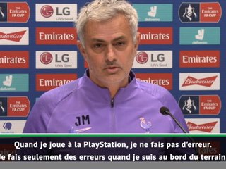 Tottenham - Mourinho : "Quand je joue à la PlayStation, je ne fais pas d'erreur"