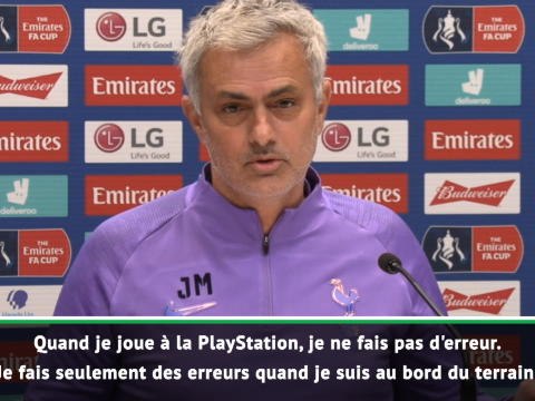 Tottenham - Mourinho : Quand je joue à la PlayStation, je ne fais pas d'erreur