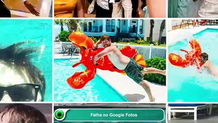 Falha no Google Fotos