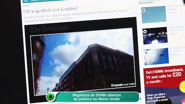 Registros de OVNIs são abertos ao público no Reino Unido