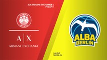 AX Armani Exchange Milan - ALBA Berlin Highlights | Turkish Airlines EuroLeague, RS Round 23