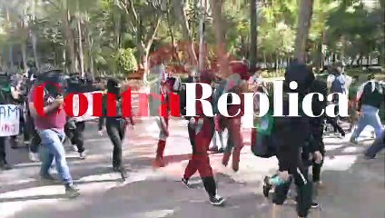 Peticiones y destrozos en la UNAM