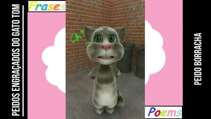 Peidos engraçados do gato tom: Peido borracha, você pode apagar a merda que fez! [Frases e Poemas]