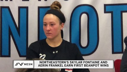 Aerin Frankel, Skylar Fontaine On Northeastern's Win In Beanpot Semifinals