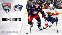 NHL Highlights | Panthers @ Blue Jackets 2/04/20