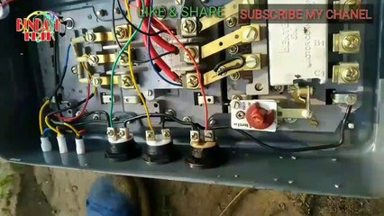 Bentex three botton starter per auto switch kaise kare