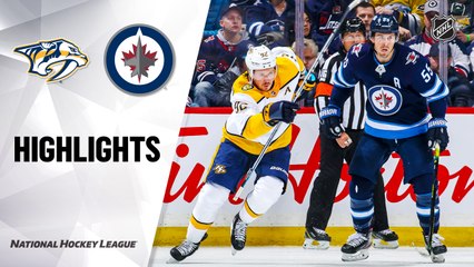 NHL Highlights | Predators @ Jets 2/04/20