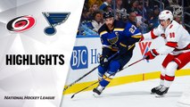 NHL Highlights | Hurricanes @ Blues 2/04/20