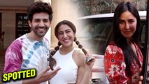 Sara Ali Khan - Kartik Aaryan FUN MOMENTS With Media | Katrina Kaif At Rakesh Roshan's House