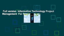 Full version  Information Technology Project Management  For Free