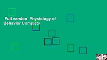 Full version  Physiology of Behavior Complete