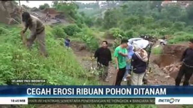 Cegah Erosi, Yayasan Edosa Ajak Petani Tanam Ribuan Pohon