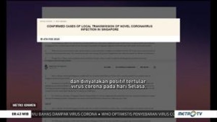 Seorang WNI di Singapura Terinfeksi Virus Corona